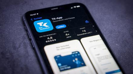 Die TK-App im App-Store (Symbolbild)