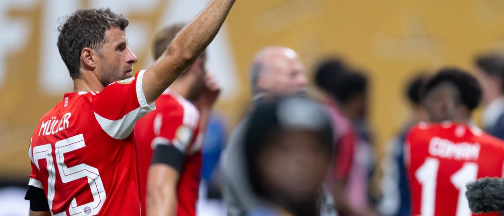 Thomas Müller hatte seinen letzten Auftritt im Bayern-Trikot.
