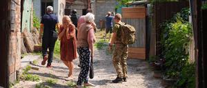 Angriffe auf ukrainische Militärkommissariate gehören im Juli zur Normalität.
