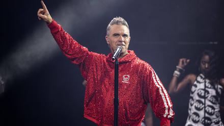 Unterhaltungskönig. Robbie Williams macht auf seiner europaweiten „Britpop“-Tour Station in Berlin.