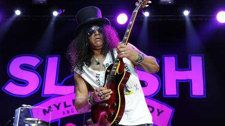 Rock-Ikone Slash alias Saul Hudson gilt als einer der besten Gitarristen der Welt. (Archivfoto) 
