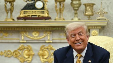 US-Präsident Trump im Oval Office. 