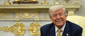 US-Präsident Trump im Oval Office. 