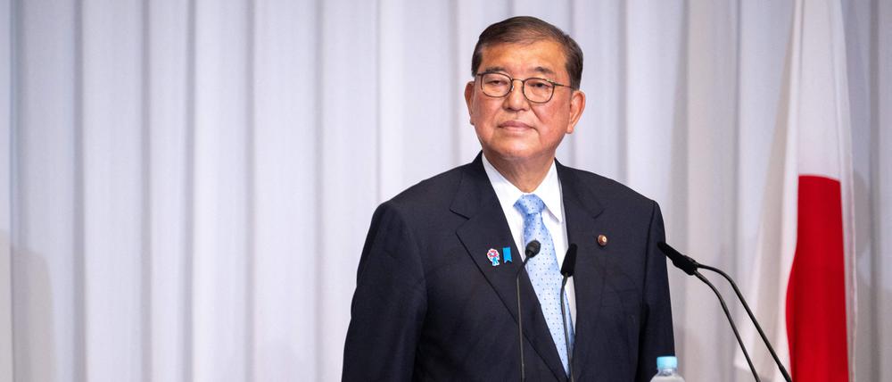 Japan’s Ministerpräsident Shigeru Ishiba.