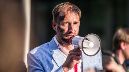 Philip Ruch vom „Zentrum für Politische Schönheit“