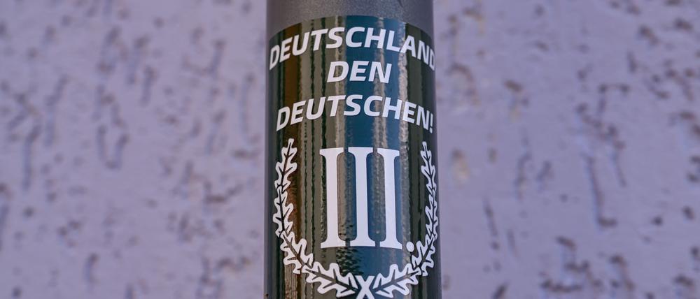 Der sogenannte Dritte Weg ist an diversen Orten in Brandenburg aktiv.