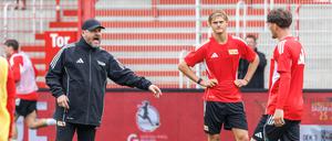 Steffen Baumgart wird die Profis des 1. FC Union im Trainingslager intensiv fordern.