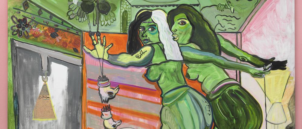 Mounira Al Solh, Silicone, Poppies and a Couple of Invisible Deffs, 2002.