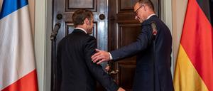 Merz und Macron sprachen in Berlin mehr als drei Stunden miteinander.