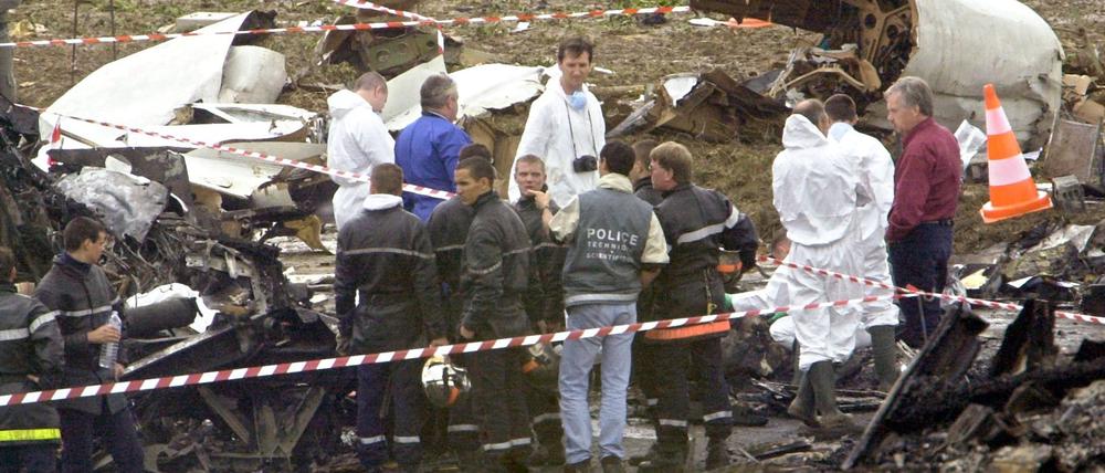 Die Concorde stürzte kurz nach dem Start in der Nähe des Pariser Flughafens Charles de Gaulles ab. (Archivbild)