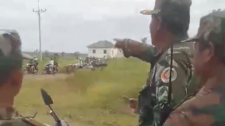 Kambodschanische Soldaten.