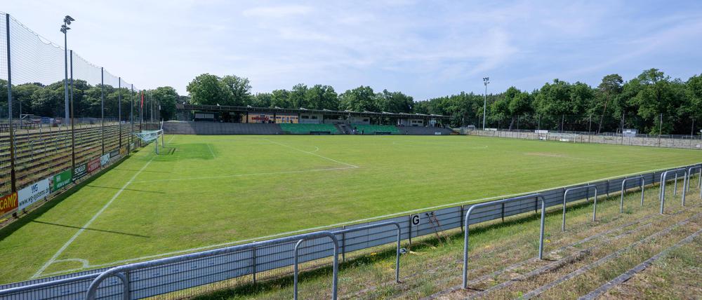 Das Friesen-Stadion in Fürstenwalde ist in dieser Saison die Heimat der VSG Altglienicke.