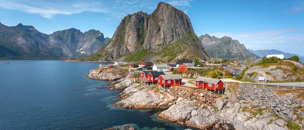 Es gibt viele Gründe für den Norden, die Landschaft der Lofoten ist einer. 