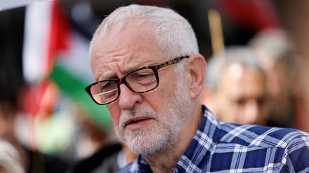 Jeremy Corbyn bei einer propalästinensischen Demonstration in London (Archivbild)