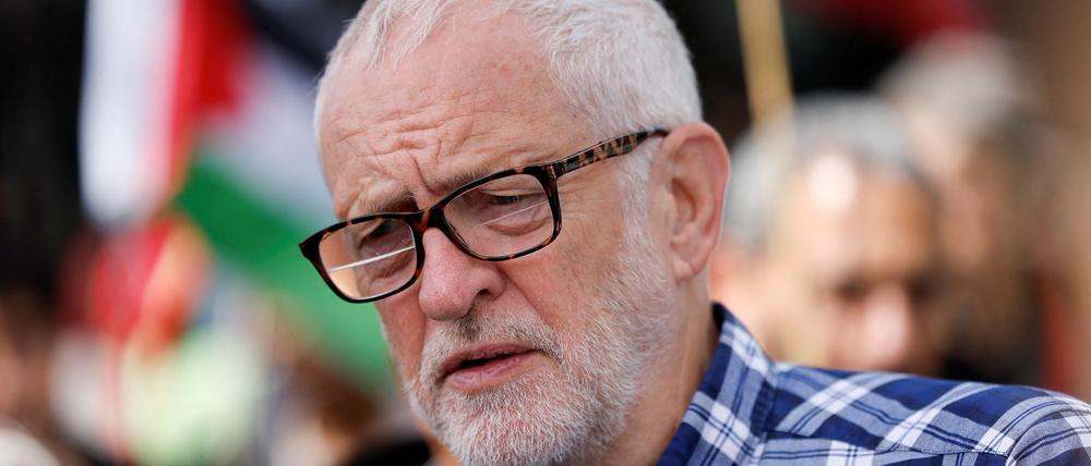 Jeremy Corbyn bei einer propalästinensischen Demonstration in London (Archivbild)