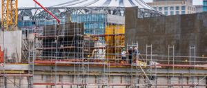 Das Museum „Berlin Modern“ entsteht am Berliner Kulturforum und soll im Oktober 2025 Richtfest feiern.