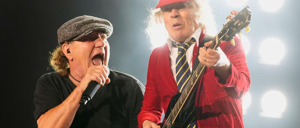 Die Rockband AC/DC, hier in Kalifornien, tritt im August in Karlsruhe auf. (Archivbild)