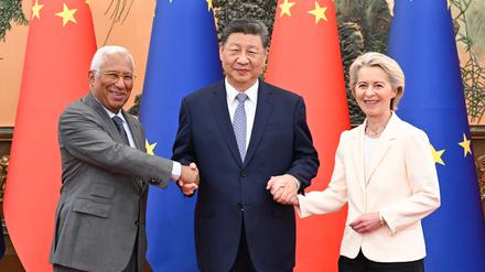 Bei den Gesprächen mit China war Handel ein wichtiges Thema. 