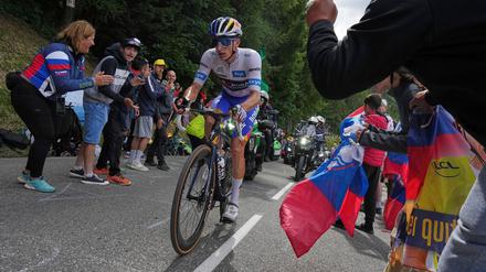 Der deutsche Radprofi Florian Lipowitz. 