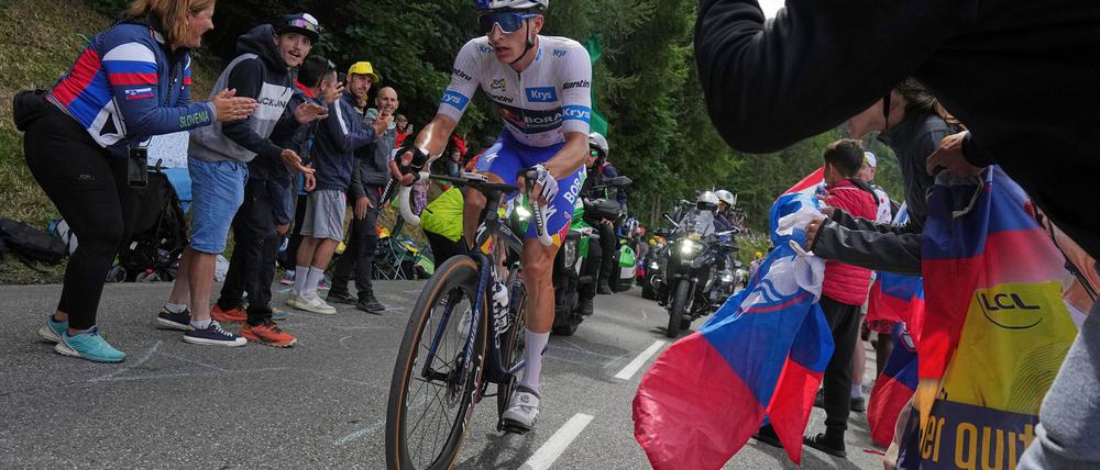 Der deutsche Radprofi Florian Lipowitz.