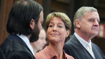 Christina Block steht in Hamburg vor Gericht. 