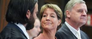 Christina Block steht in Hamburg vor Gericht.