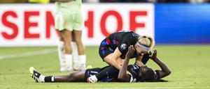 Chloe Kelly (oben) und Michelle Agyemang haben den K.-o.-im Halbfinale gegen Italien abgewendet.