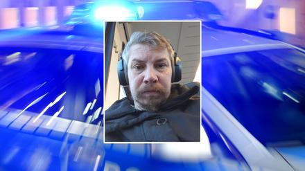 Mit diesem Bild sucht die Polizei den Vermissten 45-Jährigen.