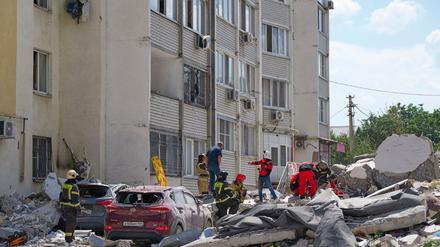 Mindestens fünf Menschen starben bei der Gasexplosion.
