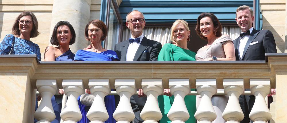 Noch ein Blick vom Balkon - bevor die „Meistersinger“ starten.