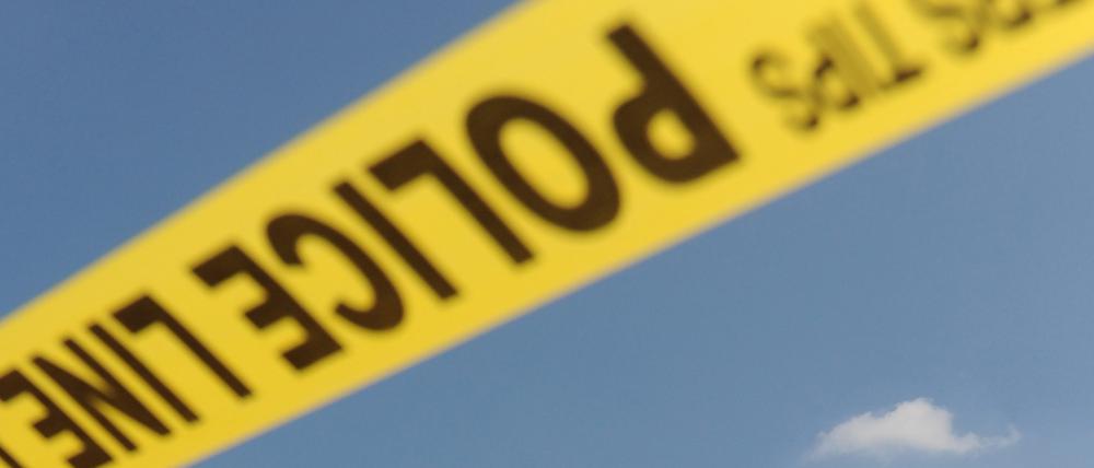 Ein Absperrband der Polizei in den USA.