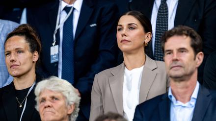 Alex Morgan, Nationalspielerin der USA, gab sich auch die Ehre. 