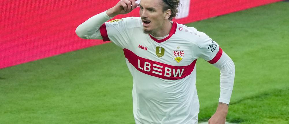 Stürmer Nick Woltemade würde gern vom VfB Stuttgart zum FC Bayern wechseln.