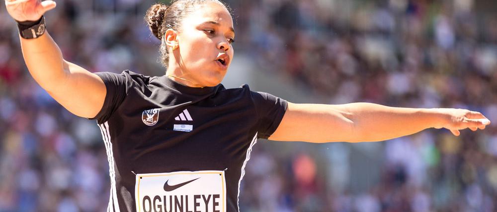 Kugelstoß-Olympiasiegerin Yemisi Ogunleye startet am Sonntag beim Berliner Istaf.