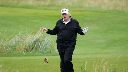 Trump trifft sich am Nachmittag mit EU-Kommissionspräsidentin Ursuala von der Leyen. 