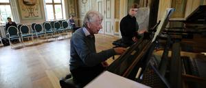 Piano Masterclass mit Professor Klaus Hellwig im Palais Lichtenau in Potsdam.