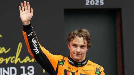 Oscar Piastri blieb im Regen von Spa ganz cool.