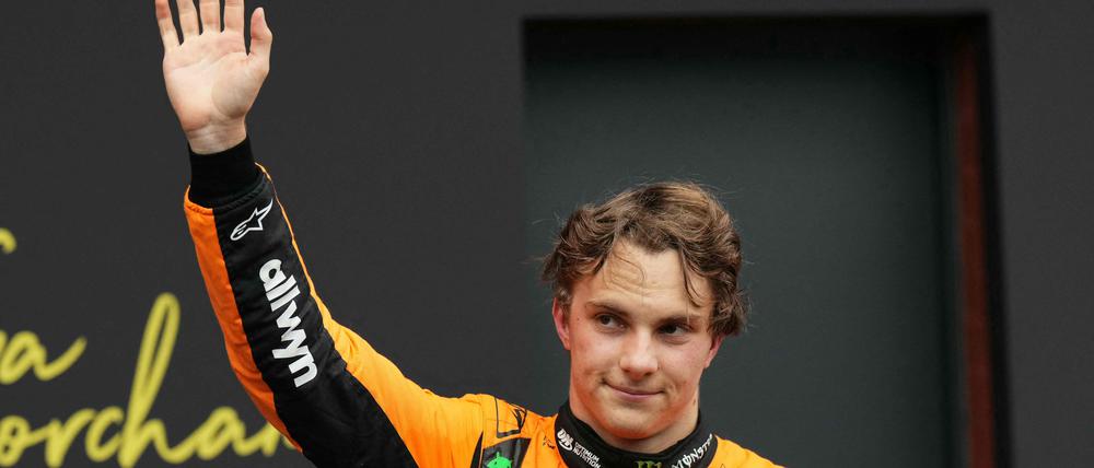 Oscar Piastri blieb im Regen von Spa ganz cool.
