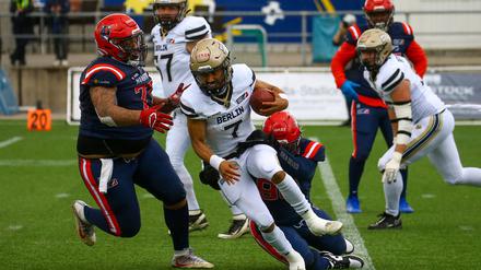 Die Berlin Thunder hatten gegen Rhein Fire kaum eine Chance. 