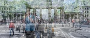 Gesche Würfels Reise an der ehemaligen Mauer entlang begann am Brandenburger Tor.