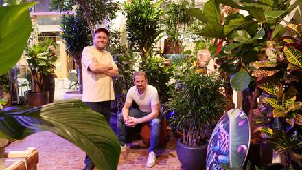  Dominik (links) und Daniel Seidler (rechts) von „Die Palme“ in Charlottenburg.