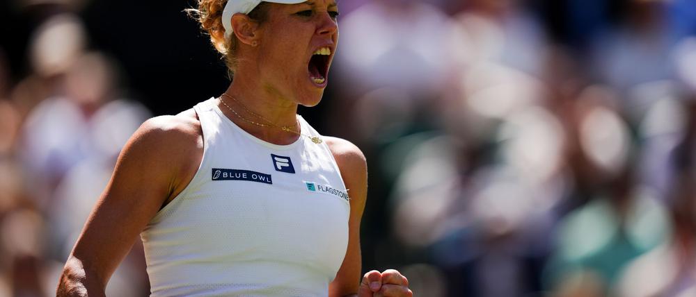 Laura Siegemund überzeugt auch in der ersten Runde in Montreal.