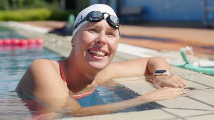 2020 ist Tanja Scholz nach einem Reitunfall querschnittsgelähmt - inzwischen gehört sie zur Weltspitze des Para-Schwimmkaders.  