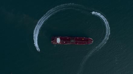 Öltanker aus der Luft: Der Energiehandel zwischen den USA und der EU soll drastisch steigen.