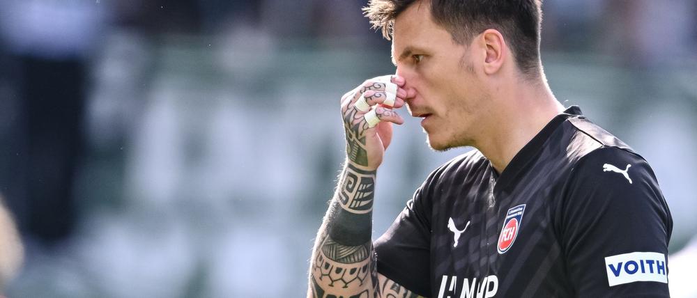 Er wolle den 1. FC Heidenheim aktuell nicht verlassen, erklärt Torwart Kevin Müller.