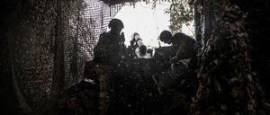 Soldaten der Ukraine an der Front (Symbolfoto).
