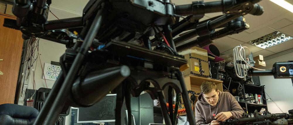 Die Ukraine baut ihr Drohnenprogramm massiv aus, um sich gegen den russischen Angriff zu wehren. (Archivbild)