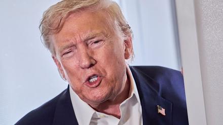 Donald Trump reagierte froh auf die Nachricht von Colberts Absetzung. (Archivbild)