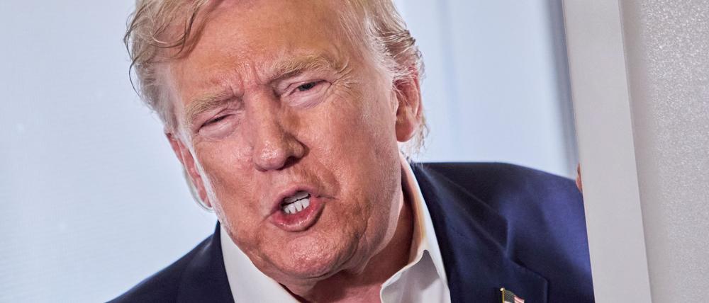 Donald Trump reagierte froh auf die Nachricht von Colberts Absetzung. (Archivbild)