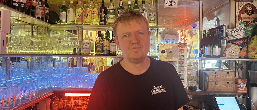 Georg Weishäupl, Betreiber der Kiezkneipe „Peppi Guggenheim"